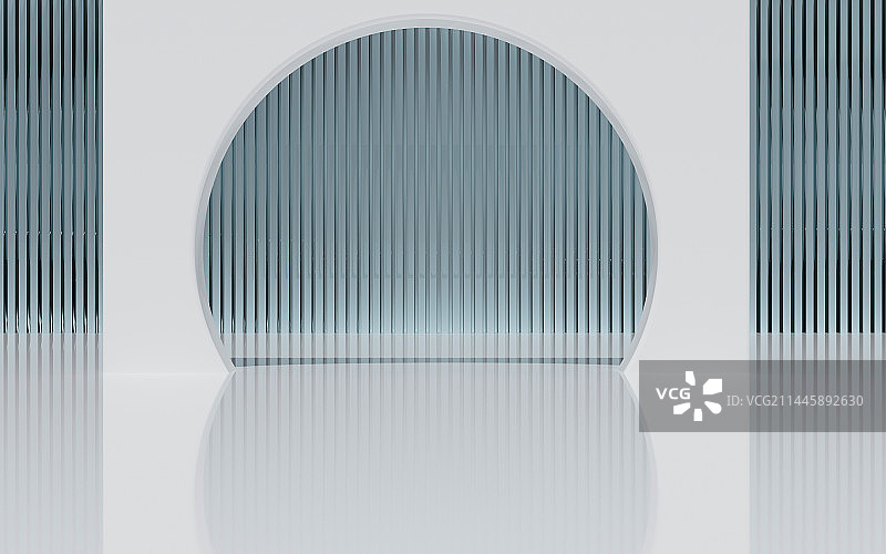 c4d渲染白色三维空间图片素材