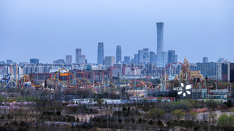 欢乐谷与CBD图片素材