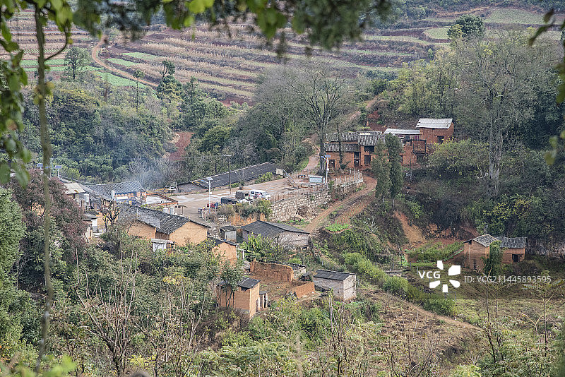 易门县乡村田园风光图片素材