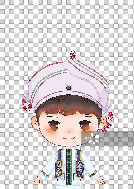 白族男图片素材