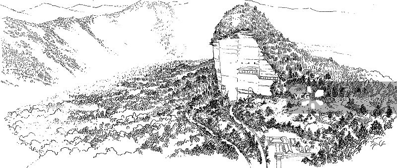 麦积山图片素材