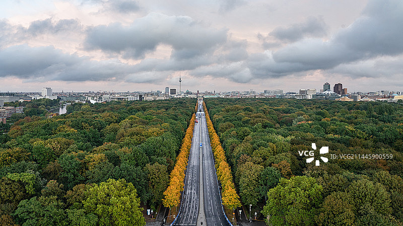 Berlin Victory Column柏林胜利柱观景台图片素材
