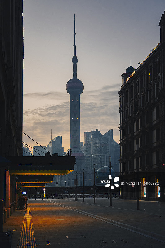 清晨的外滩图片素材