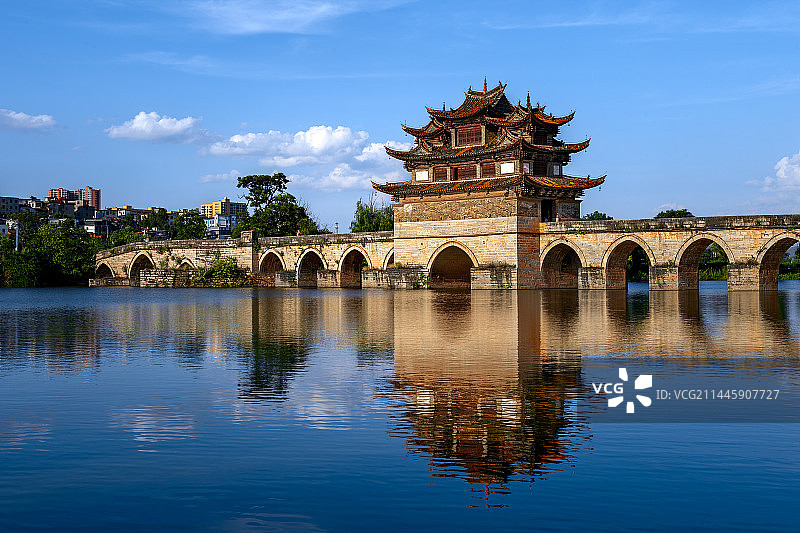 建水双龙桥图片素材