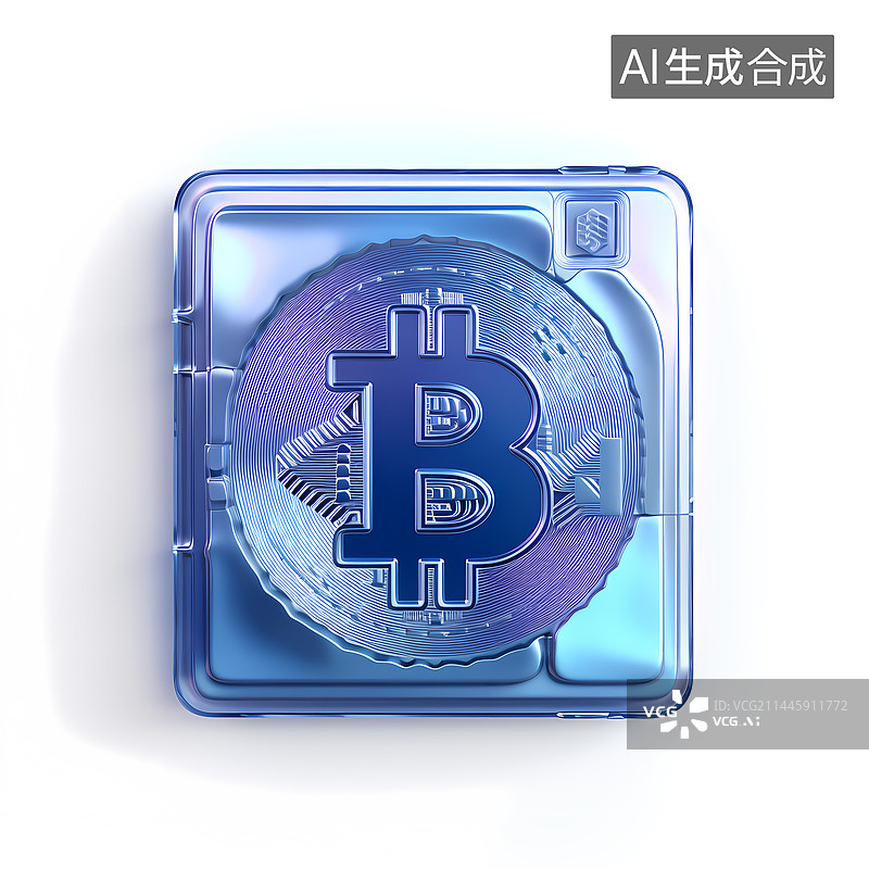 【AI数字艺术】互联网比特币图片素材