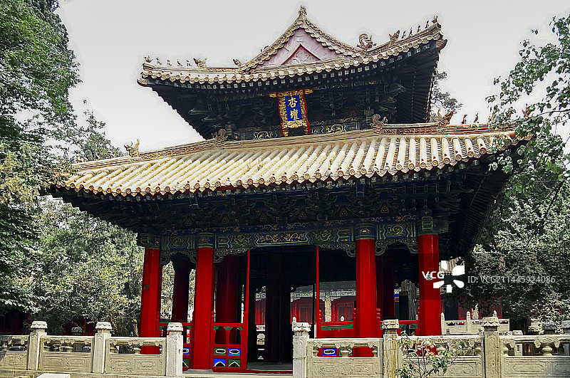 曲阜，孔府，孔庙，孔林，三孔，杏坛图片素材