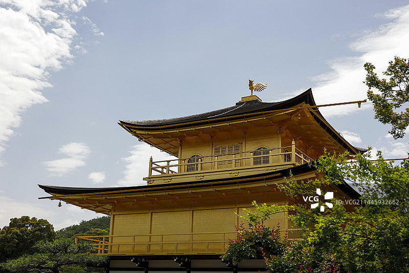 日本京都金阁寺鹿苑寺图片素材