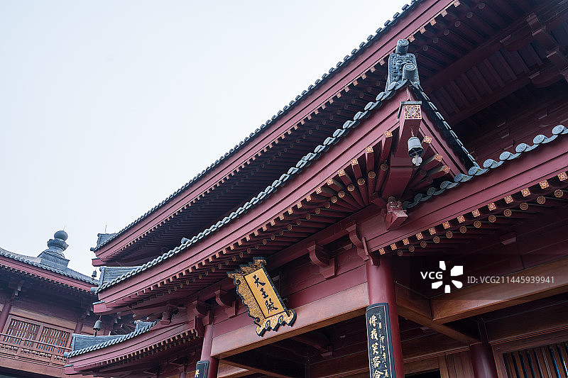 南京牛首山佛顶寺天王殿图片素材