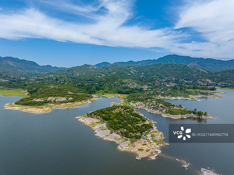 泰安黄前水库图片素材