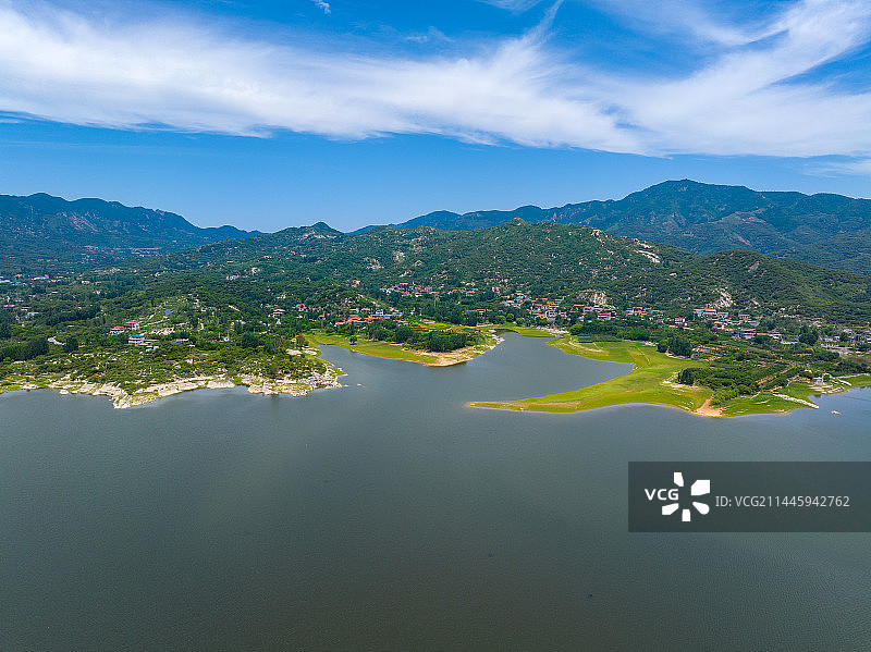 泰安黄前水库图片素材