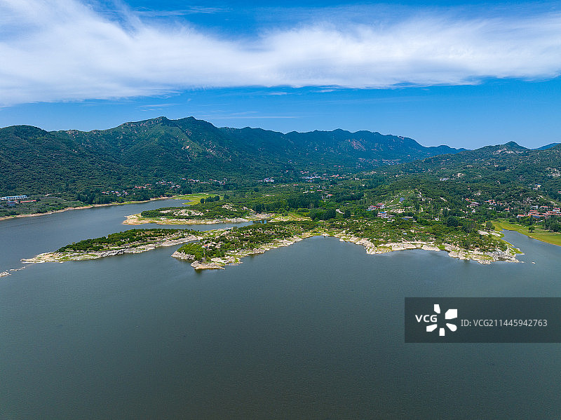 泰安黄前水库图片素材