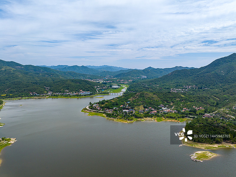 泰安黄前水库图片素材
