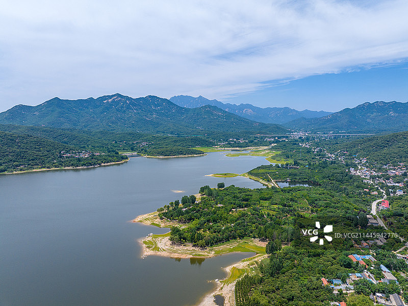 泰安黄前水库图片素材