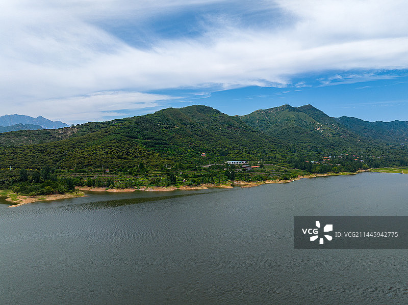 泰安黄前水库图片素材