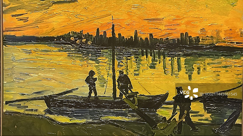 阿尔勒的装卸工人图片素材