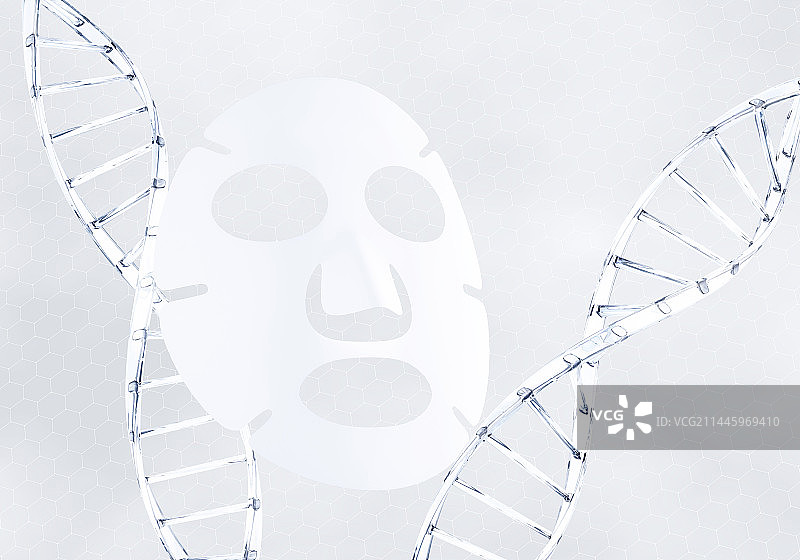 3D渲染的美妆面膜图片素材