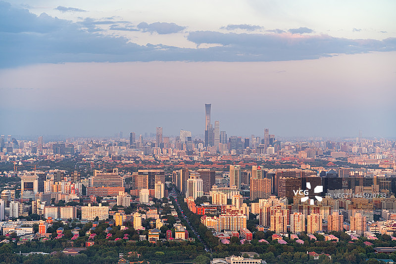 北京电视台上的风景图片素材