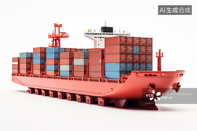 【AI数字艺术】集装箱码头图片素材