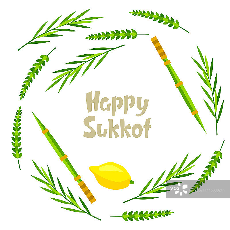 住棚节装饰框架节日背景图片素材