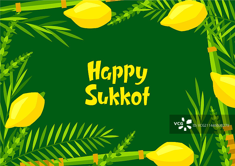 快乐的住棚节贺卡节日背景图片素材