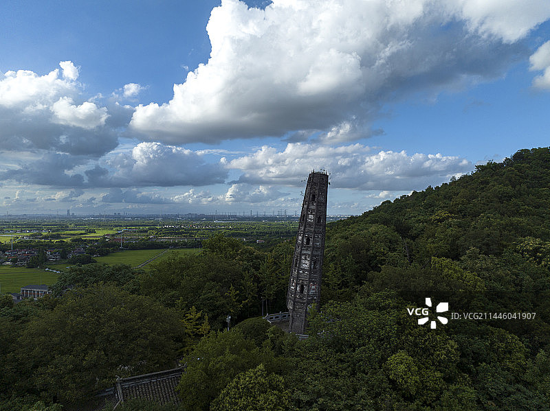 上海松江天马山护珠塔图片素材