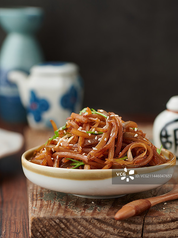 榨菜丝图片素材