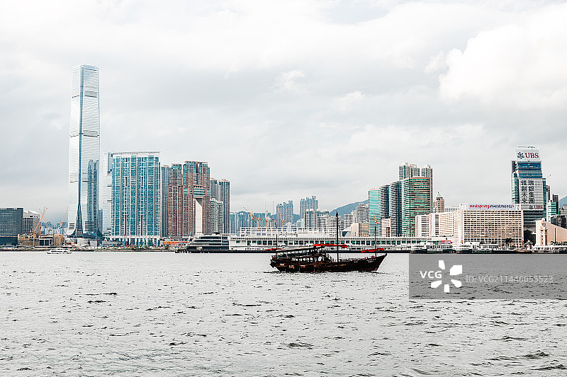 中国香港特区油尖旺区尖沙咀道环球贸易广场图片素材