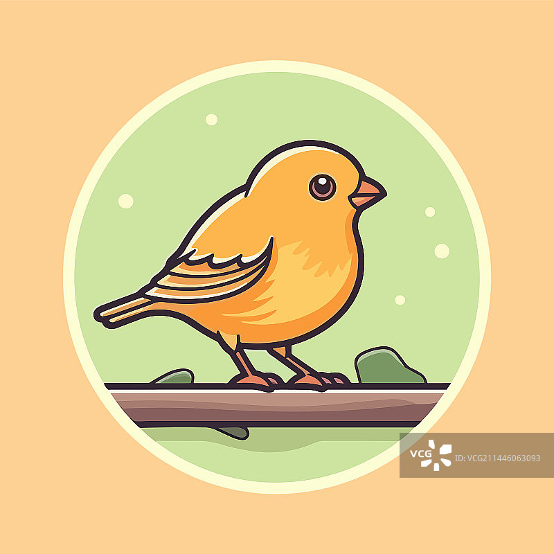 金丝雀卡通人物图片素材