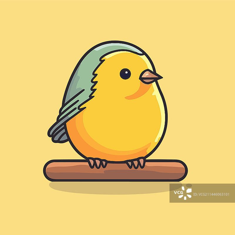 金丝雀卡通人物图片素材