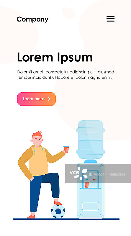 橄榄球运动员在冷却器旁喝水图片素材