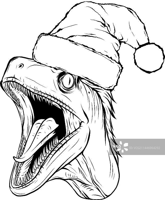 手绘猛禽恐龙图片素材