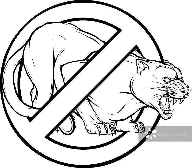 野外轮廓线条画图片素材