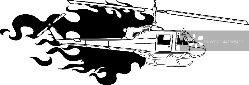 直升机轮廓设计图片素材