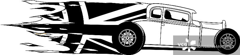 改装车图标线条样式图片素材