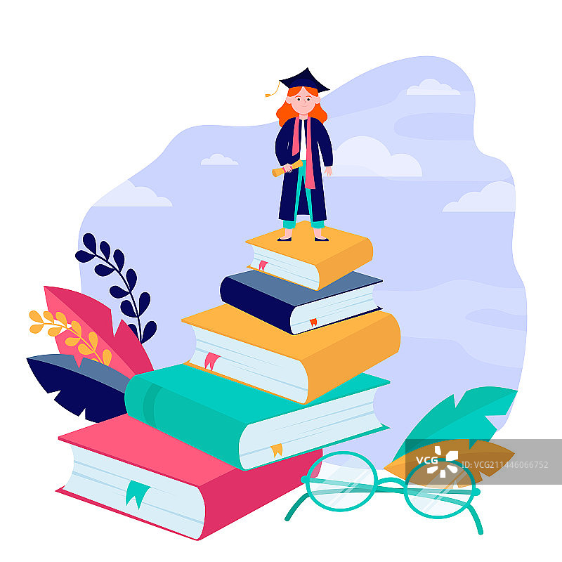 学校或大学毕业生图片素材
