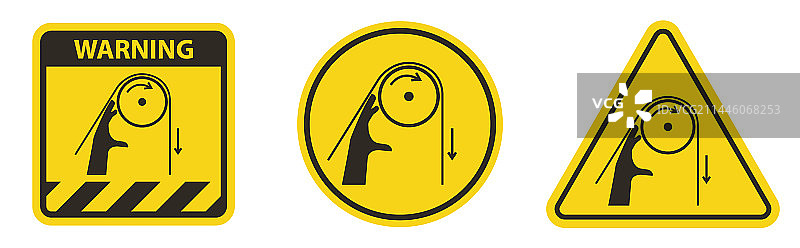 手部缠绕滚轮符号标志图片素材