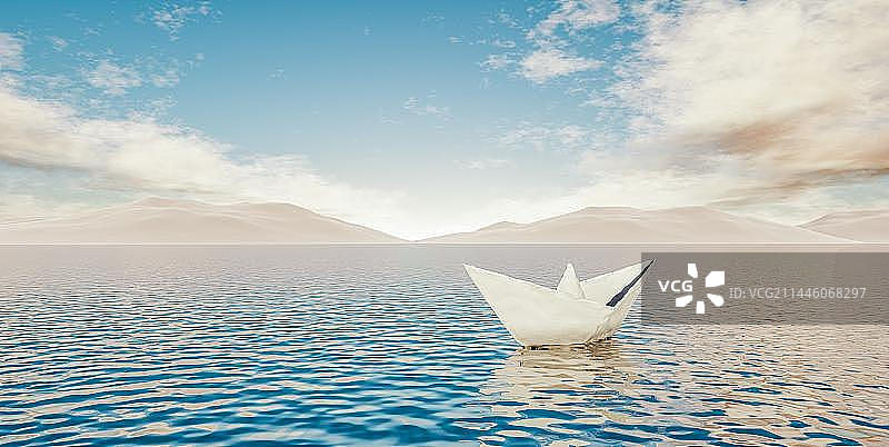 3D湖光山色背景图片图片素材