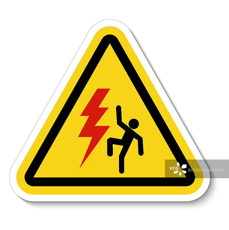 高压黑色图标：高压架空图片素材