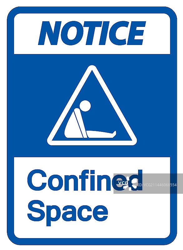 密闭空间警示标志图片素材