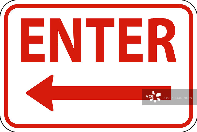 白色背景上的向左箭头符号图片素材