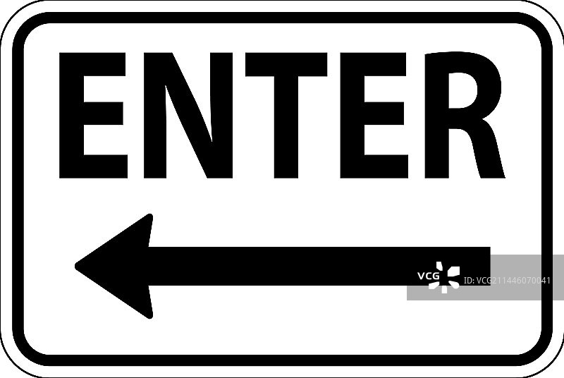 白色背景上的向左箭头符号图片素材