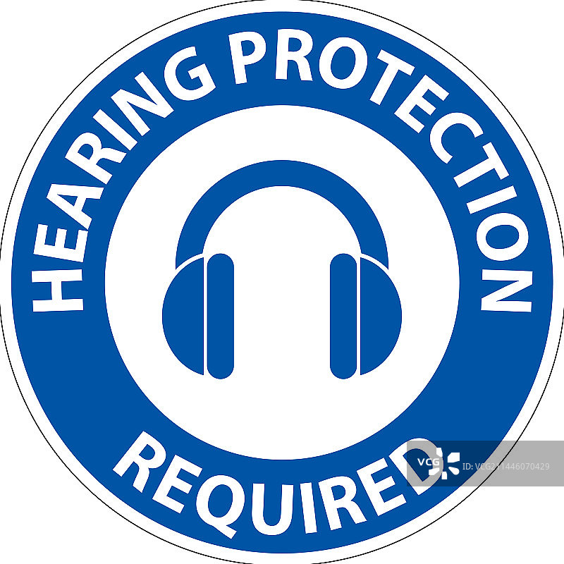 需要听力保护标志图片素材