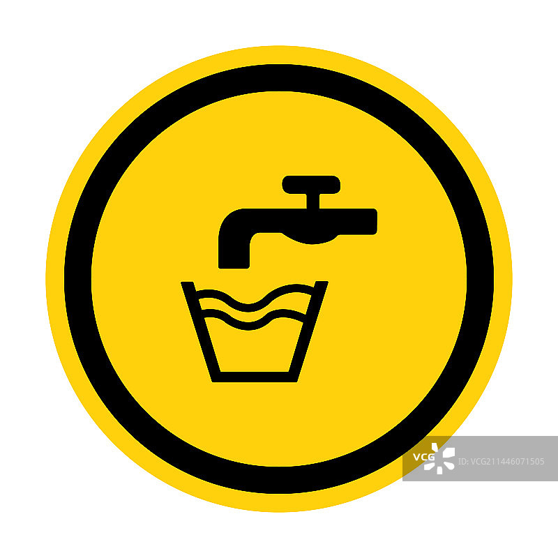 饮用水标志图片素材