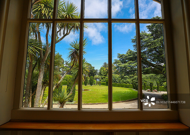 新西兰拉纳克城堡绿树成荫图片素材