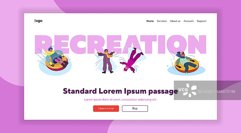 冬季休闲套装图片素材