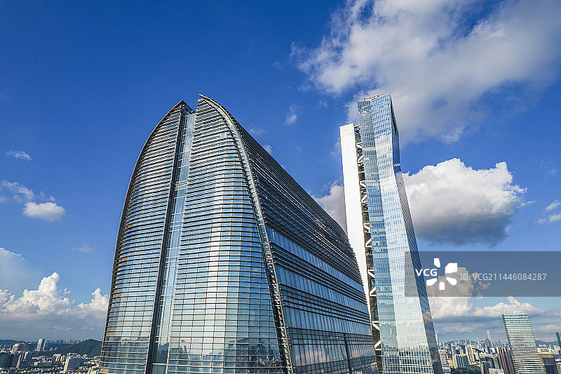 腾讯大厦 汉京金融中心图片素材