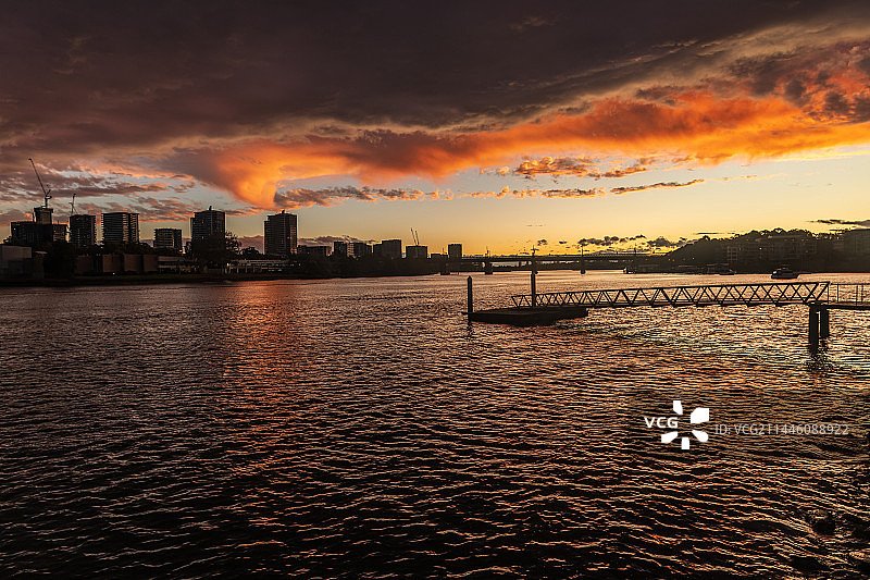 澳大利亚新州悉尼晚霞图片素材