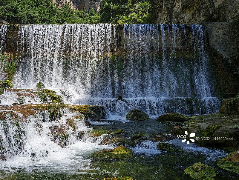 山西长治壶关县八泉峡泉水风光图片素材