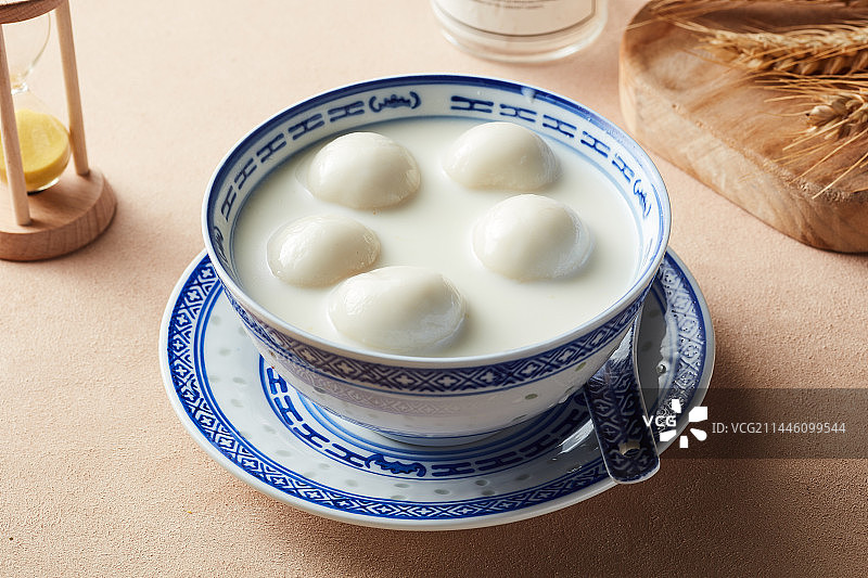 广式椰汁汤圆图片素材