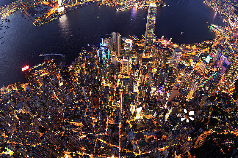 香港维多利亚港图片素材